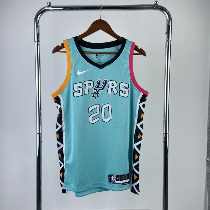 2023/24 San Antonio Spurs City Edition Manu Ginobili #20 Jersey | NBA Swingman Jersey
