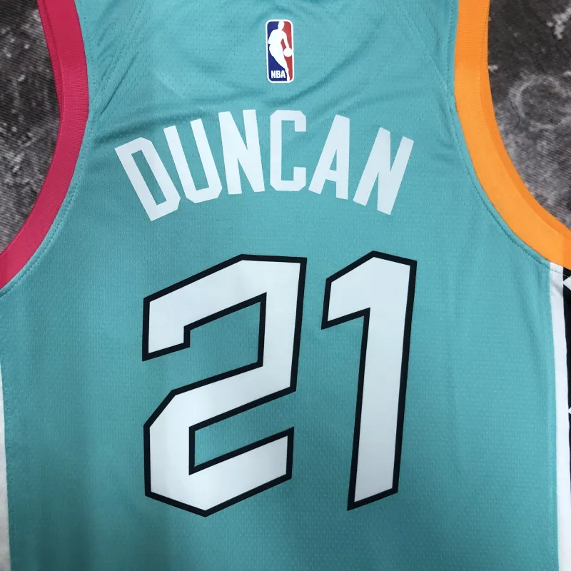 2023/24 San Antonio Spurs City Edition Tim Duncan #21 Jersey | NBA Swingman Jersey