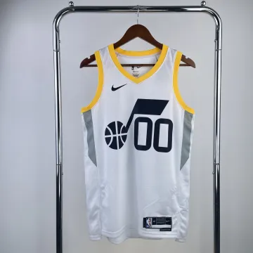 Utah Jazz thuisshirt 2023/24, wit, Jordan Clarkson #00, herenshirt
