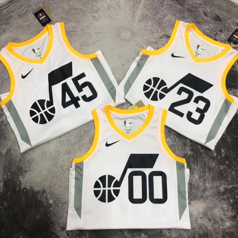 2023/24 Utah Jazz Home White Jordan Clarkson #00 Men’s Jersey