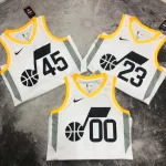 2023/24 Utah Jazz Home White Jordan Clarkson #00 Men’s Jersey