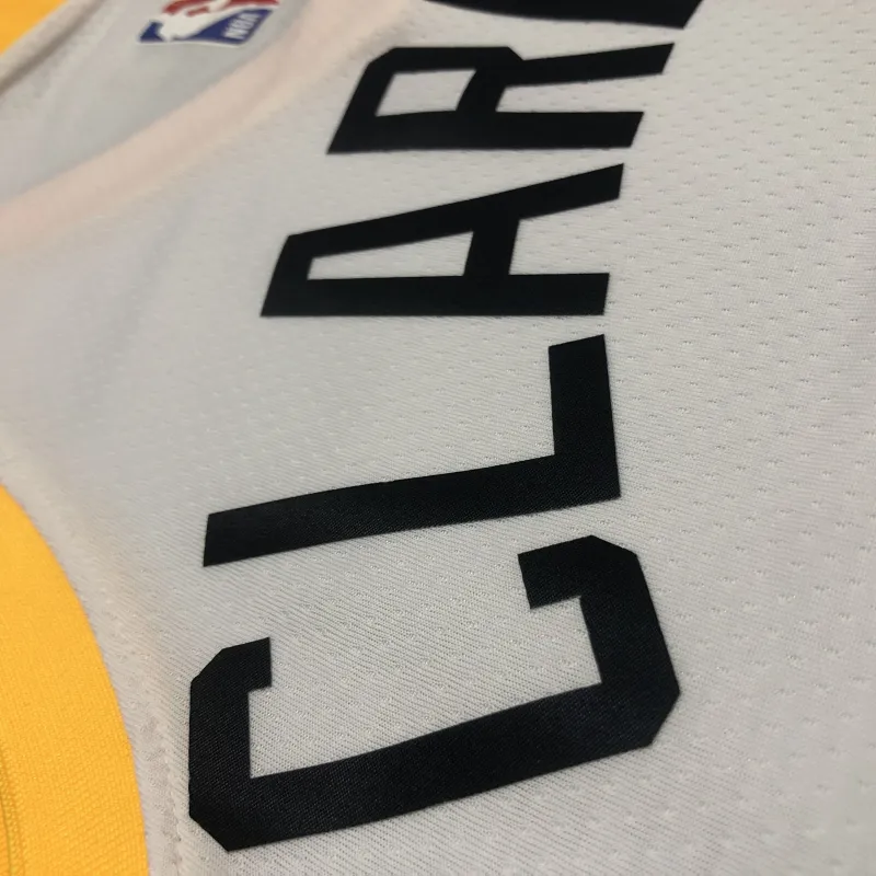 2023/24 Utah Jazz Home White Jordan Clarkson #00 Men’s Jersey
