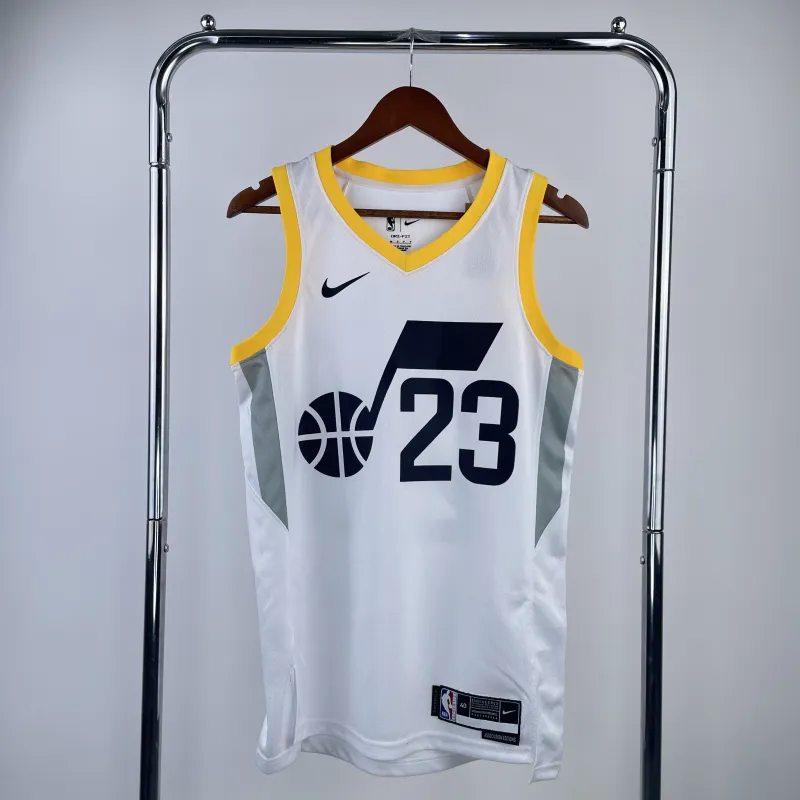 2023/24 Utah Jazz Home White Lauri Markkanen #23 Men’s Jersey