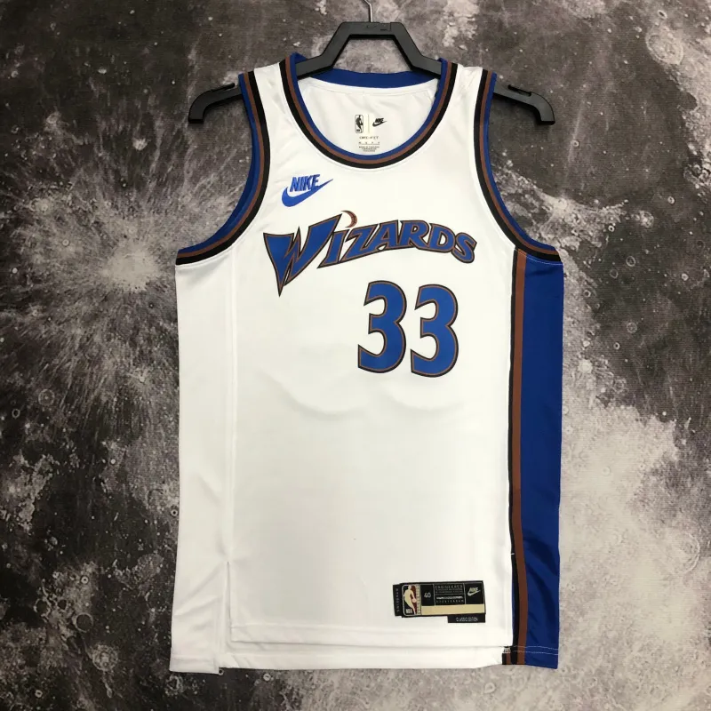 2023-24 Washington Wizards Kyle Kuzma #33 Men’s Jersey