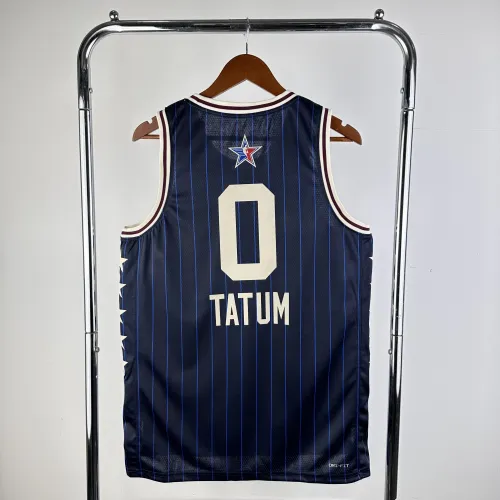 2024/25 Boston Celtics All-Star Jayson Tatum #0 Blue Men's Jersey