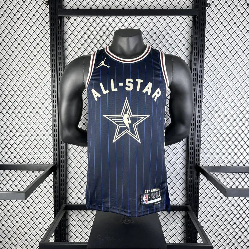 2024/25 Milwaukee Bucks All-Star Blue Damian Lillard #0 Men’s Jersey