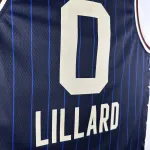 2024/25 Milwaukee Bucks All-Star Blue Damian Lillard #0 Men’s Jersey