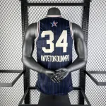 2024/25 Milwaukee Bucks All-Star Blue Giannis Antetokounmpo #34 Men’s Jersey