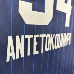 2024/25 Milwaukee Bucks All-Star Blue Giannis Antetokounmpo #34 Men’s Jersey