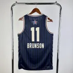 2024/25 New York Knicks Blauw Jalen Brunson #11 Jersey | NBA Swingman Jersey 2024/25 New York Knicks Blue Jalen Brunson #11 Jersey | NBA Swingman Jersey
