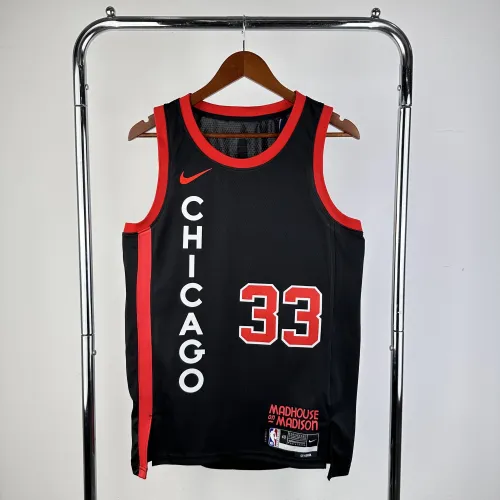 2024/25 Chicago Bulls City Edition Scottie Pippen #33 Men's Jersey