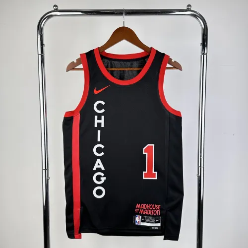 2024/25 Chicago Bulls City Edition Derrick Rose #1 Camisola para homem