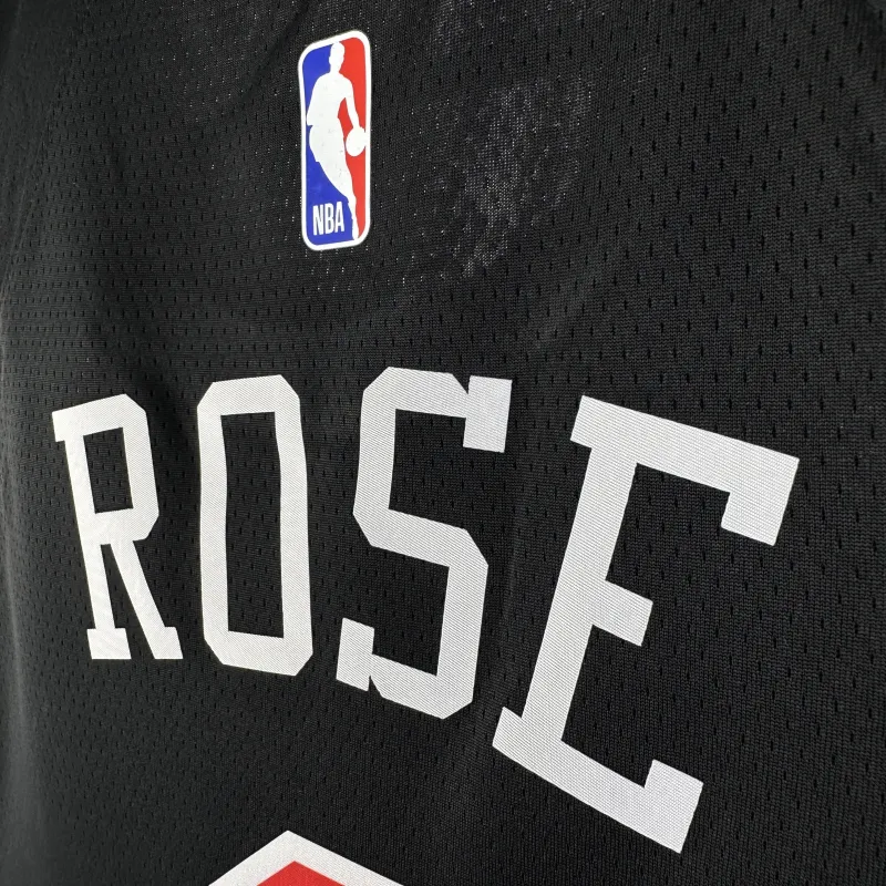 2024/25 Chicago Bulls City Edition Derrick Rose #1 Jersey Hommes