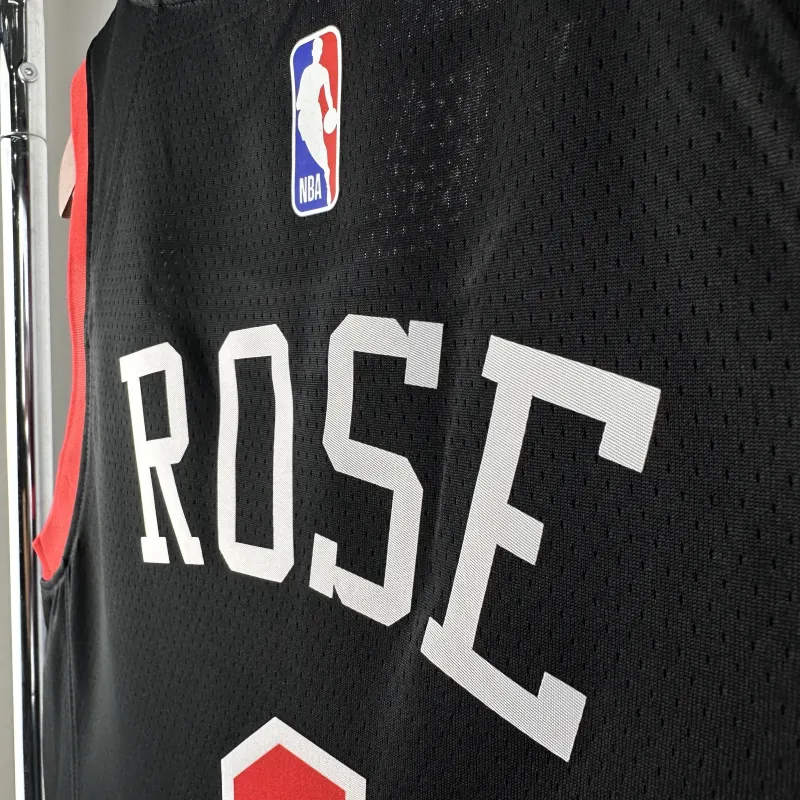 2024/25 Chicago Bulls City Edition Derrick Rose #1 Jersey Hommes