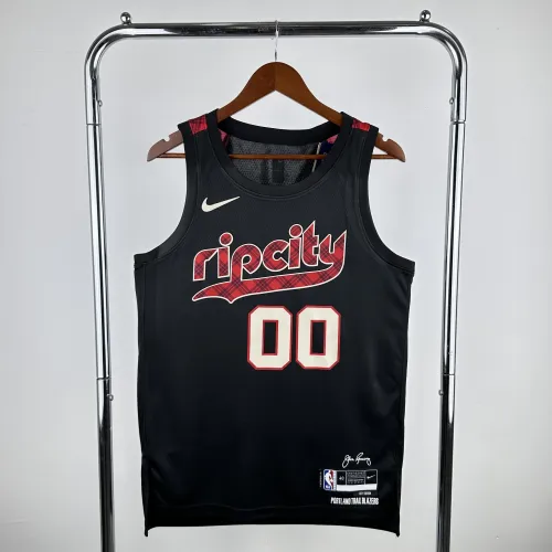 2024/25 Portland Trail Blazers City Edition Scoot Henderson #00 Jersey | NBA Swingman Jersey