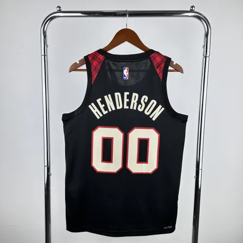 2024/25 Portland Trail Blazers City Edition Scoot Henderson #00 Jersey | Maglia NBA Swingman