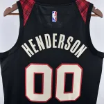 2024/25 Portland Trail Blazers City Edition Scoot Henderson #00 Jersey | NBA Swingman Jersey