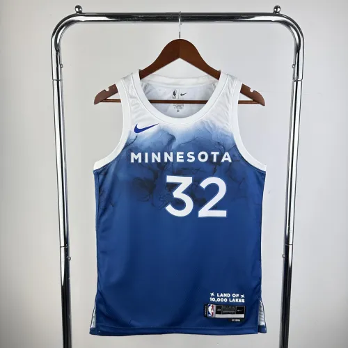 2024/25 Minnesota Timberwolves City Edition Karl-Anthony Towns #32 Men's Jersey