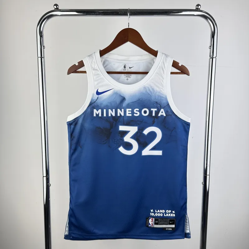 2024/25 Minnesota Timberwolves City Edition Karl-Anthony Towns #32 Men’s Jersey