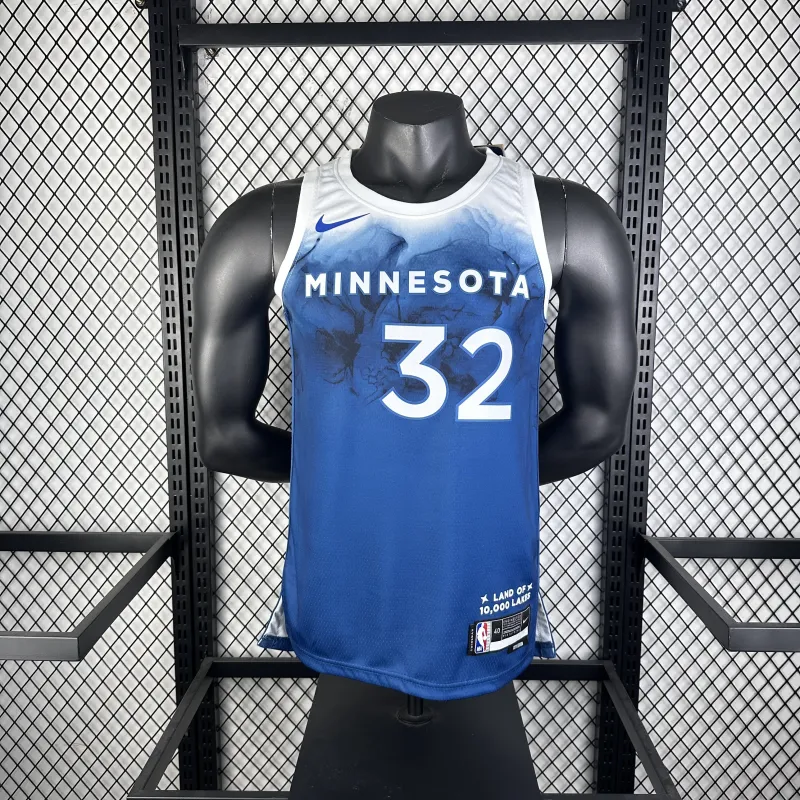 2024/25 Minnesota Timberwolves City Edition Karl-Anthony Towns #32 Men’s Jersey