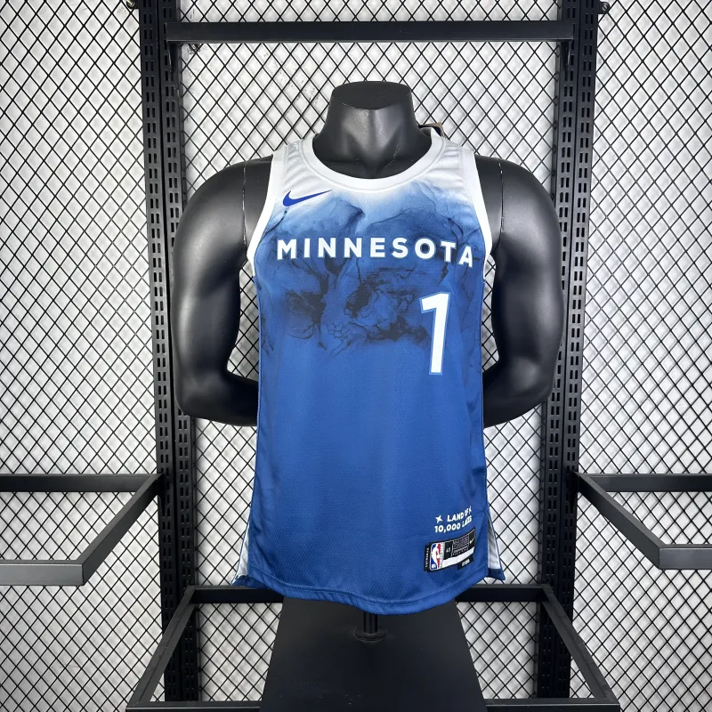 2024/25 Minnesota Timberwolves City Edition Kyle Anderson #1 Men’s Jersey