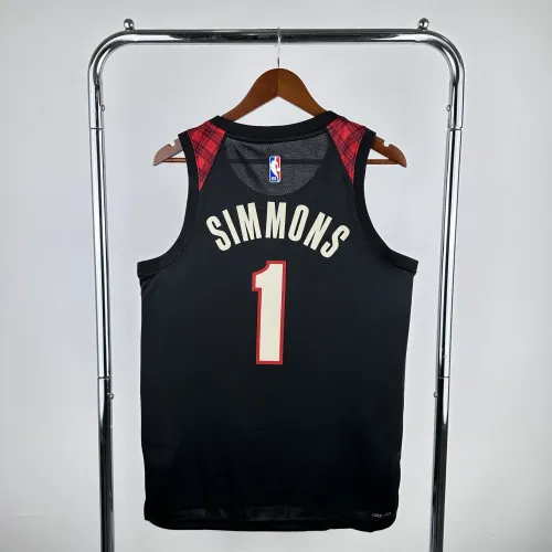 2024/25 Portland Trail Blazers City Edition Anfernee Simons Maglia #1 | Maglia NBA Swingman