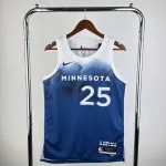 2024/25 Minnesota Timberwolves City Edition Derrick Rose #25 Camisola para homem 2024/25 Minnesota Timberwolves City Edition Derrick Rose #25 Men’s Jersey