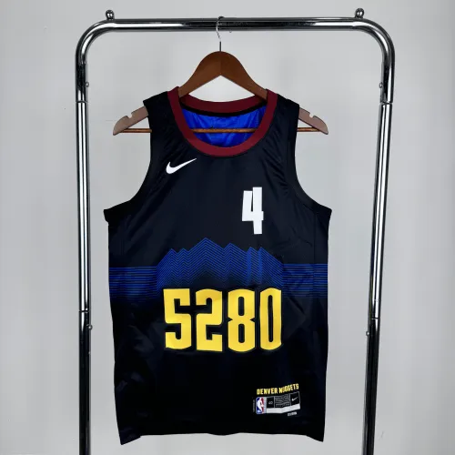 2024/25 Denver Nuggets City Editie Russell Westbrook #4 Herenshirt