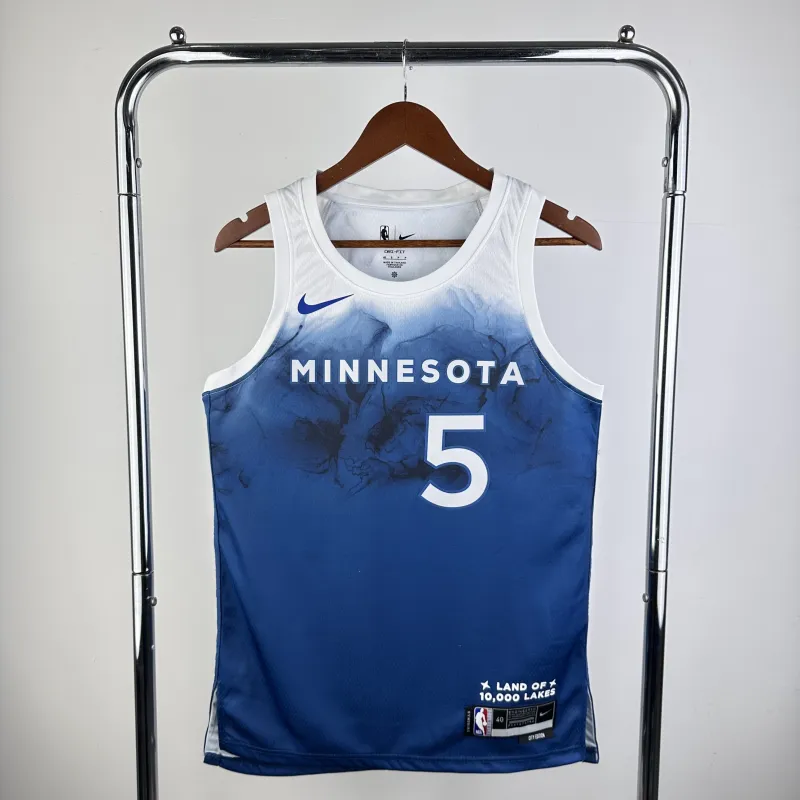 2024/25 Minnesota Timberwolves City Edition Anthony Edwards #5 Men’s Jersey