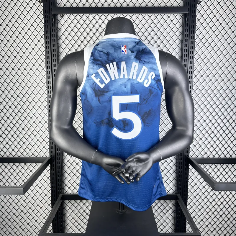 2024/25 Minnesota Timberwolves City Edition Anthony Edwards #5 Men’s Jersey
