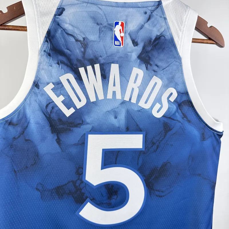 2024/25 Minnesota Timberwolves City Edition Anthony Edwards #5 Men’s Jersey