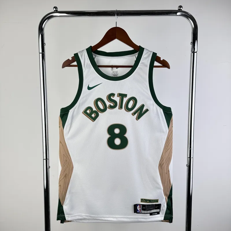 2024/25 Boston Celtics City Edition Kristaps Porzingis #8 Men's Jersey