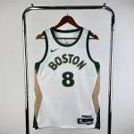 Maillot Hommes 2024/25 Boston Celtics City Edition Kristaps Porzingis #8 2024/25 Boston Celtics City Edition Kristaps Porzingis #8 Men's Jersey