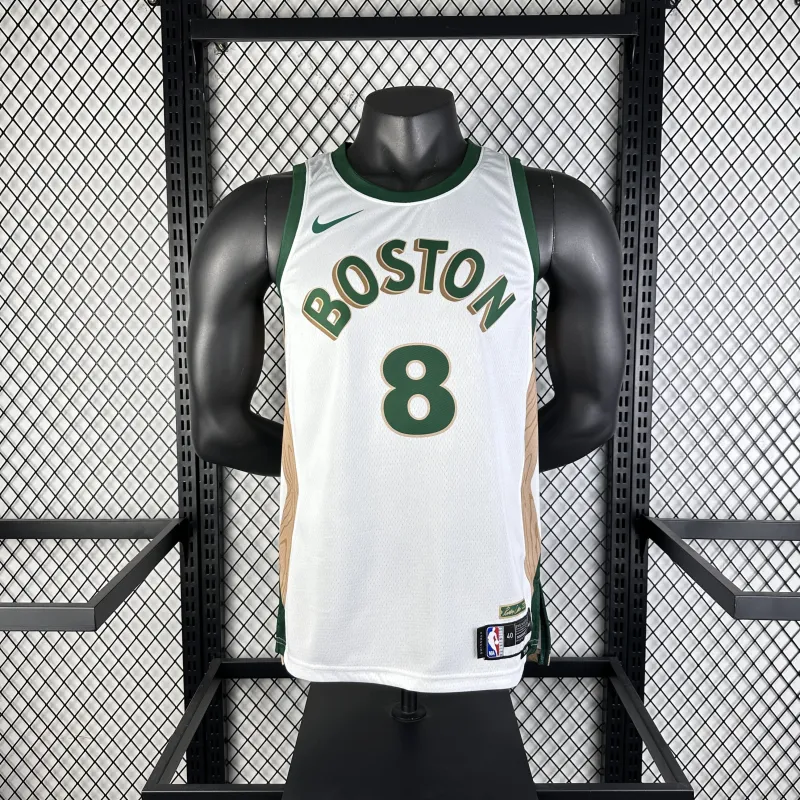 2024/25 Boston Celtics City Edition Kristaps Porzingis #8 Men's Jersey