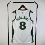 2024/25 Boston Celtics City Edition Kristaps Porzingis #8 Men's Jersey