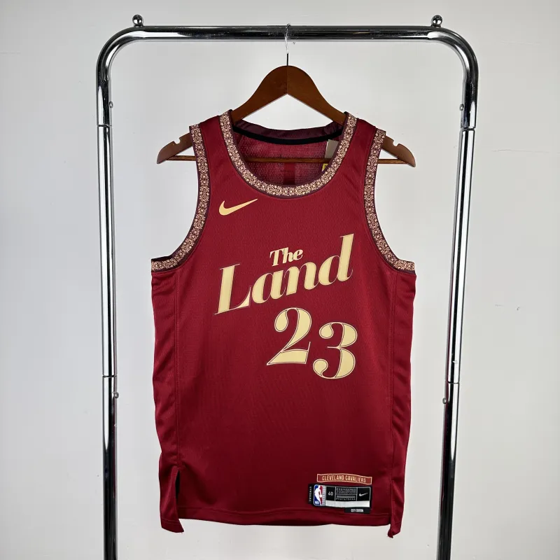 2024/25 Cleveland Cavaliers City Edition LeBron James #23 herenshirt