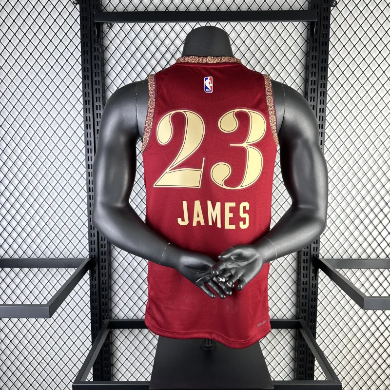 2024/25 Cleveland Cavaliers City Edition LeBron James #23 herenshirt