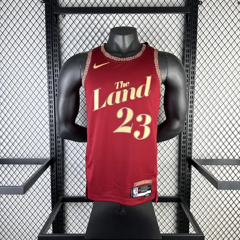 2024/25 Cleveland Cavaliers City Edition LeBron James #23 herenshirt