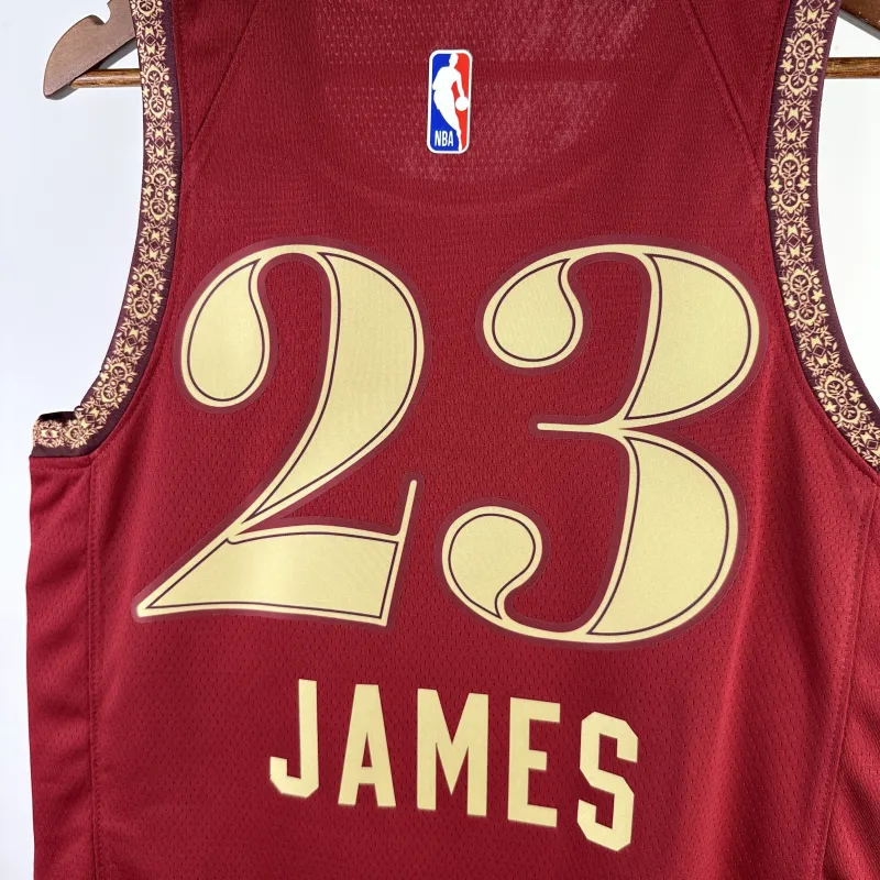 2024/25 Cleveland Cavaliers City Edition LeBron James #23 herenshirt