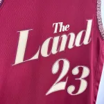 2024/25 Cleveland Cavaliers City Edition LeBron James #23 herenshirt