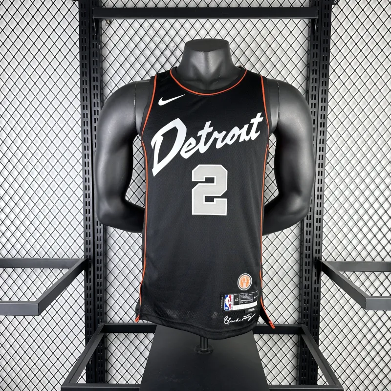 2024-25 Detroit Pistons City Edition Cade Cunningham #2 Uomo