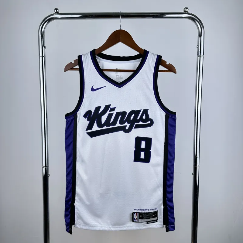 Maglia da casa bianca dei Sacramento Kings 2024-25 di Zach LaVine #8 da uomo