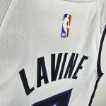 Maglia da casa bianca dei Sacramento Kings 2024-25 di Zach LaVine #8 da uomo