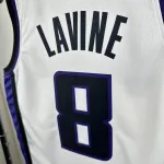 Maglia da casa bianca dei Sacramento Kings 2024-25 di Zach LaVine #8 da uomo