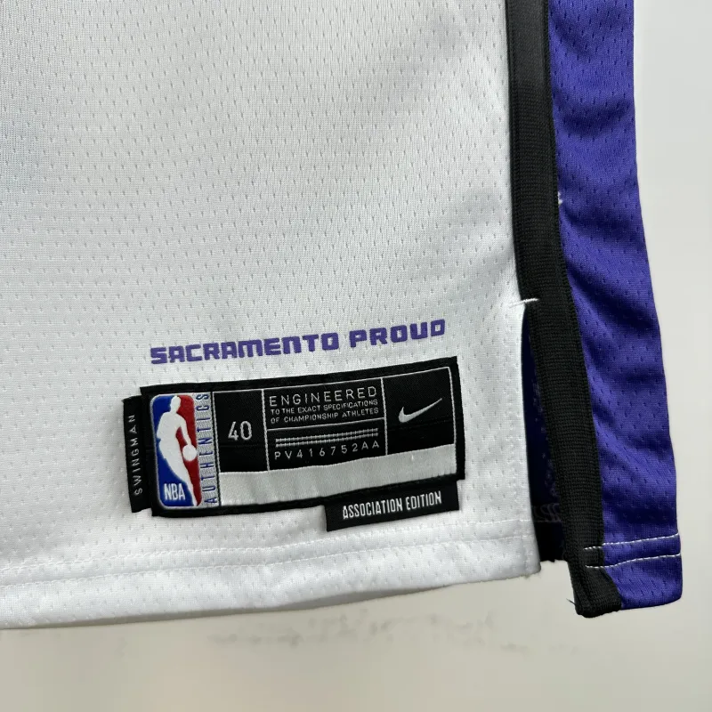 Maglia da casa bianca dei Sacramento Kings 2024-25 di Zach LaVine #8 da uomo