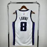 Maglia da casa bianca dei Sacramento Kings 2024-25 di Zach LaVine #8 da uomo