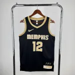 2024/25 Memphis Grizzlies Earned Edition Ja Morant #12 Camisola para homem 2024/25 Memphis Grizzlies Earned Edition Ja Morant #12 Camisola para homem