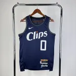Maglia da uomo LA Clippers City Edition 2024/25 Russell Westbrook #0 2024/25 LA Clippers City Edition Russell Westbrook #0 Men’s Jersey