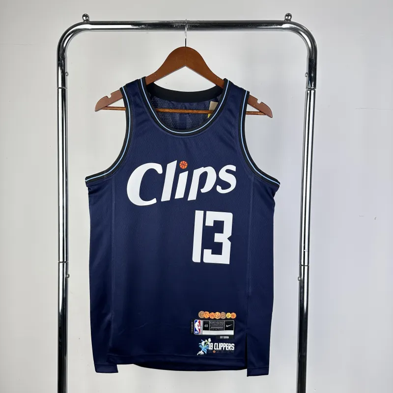 2024/25 LA Clippers City Edition Paul George #13 Camisola para homem