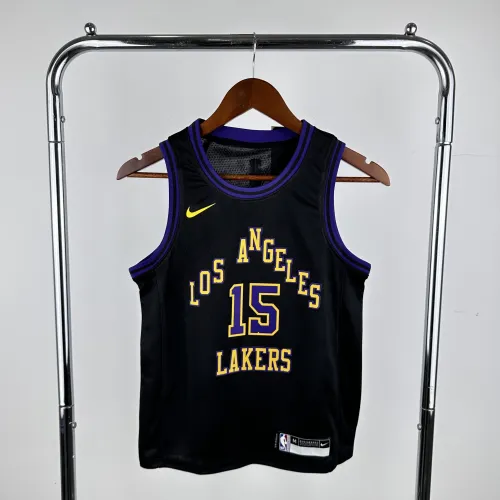 2024/25 Los Angeles Lakers City Edition Austin Reaves #15 Maglia della Gioventù